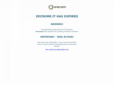 eecrome.it snapshot