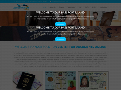 legitdocumentonline.com snapshot