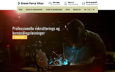 greenforcevikar.dk snapshot