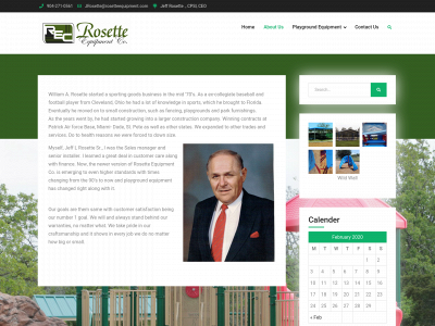 rosetteequipment.com snapshot