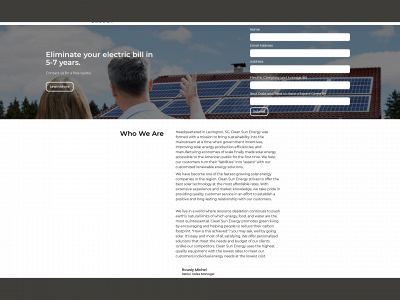 cleansunenergysolutions.com snapshot
