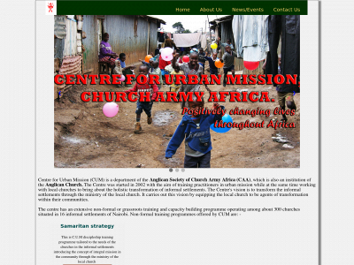 centerforurbanmission.org snapshot