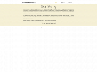 planetcommerce.co.uk snapshot