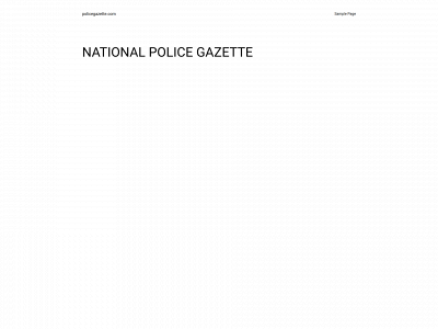 policegazette.com snapshot