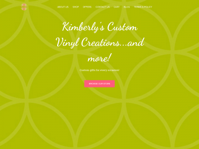 kimscustomvinylcreations.com snapshot