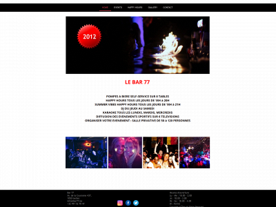 bar77.be snapshot