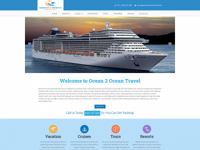 ocean2oceantravel.com snapshot