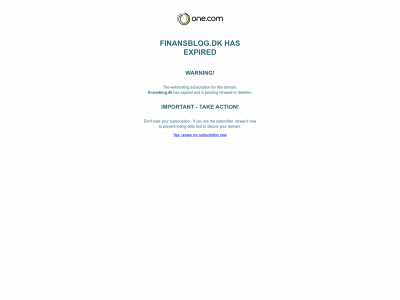 finansblog.dk snapshot