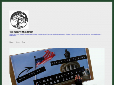 womanwithabrain.com snapshot