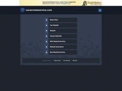 larasrentaservice.com snapshot