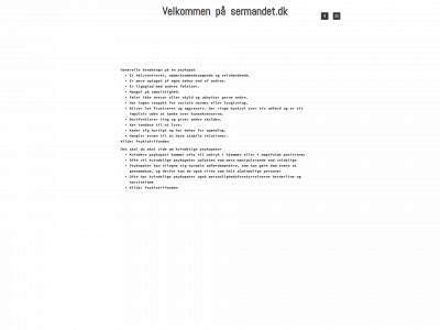 sermandet.dk snapshot
