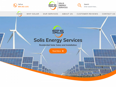 solisenergyservices.com snapshot