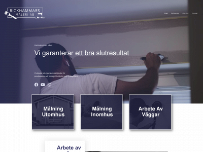 rickhammarsmaleri.se snapshot