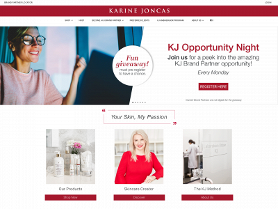 karinejoncas.com snapshot