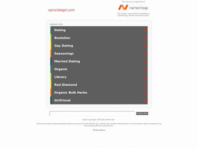 spiceislegd.com snapshot