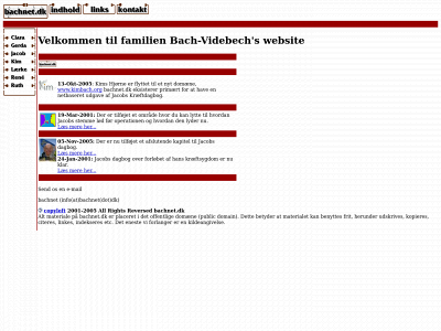 bachnet.dk snapshot