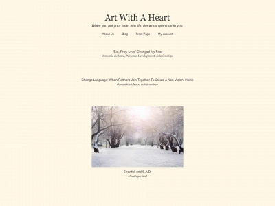 artwithaheart.blog snapshot