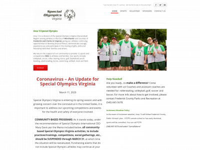 area13specialolympicsva.org snapshot