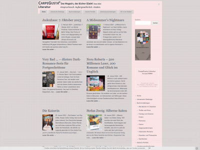 carpegusta-literatur.de snapshot