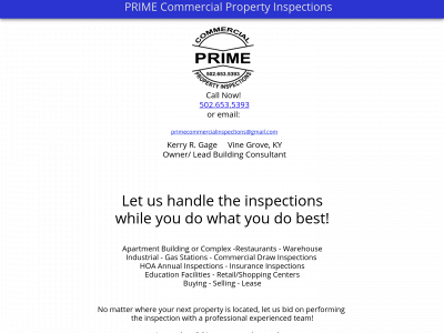 primecommercialpropertyinspections.com snapshot
