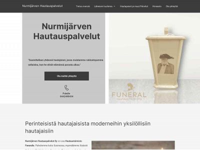 nurmijarvenhautauspalvelut.fi snapshot