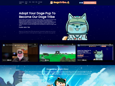 dogetribepup.com snapshot