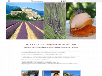 www.lifestylevacationsfrance.com snapshot