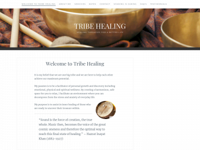 www.tribehealing.com snapshot
