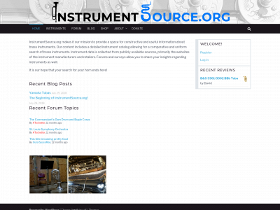 instrumentsource.org snapshot