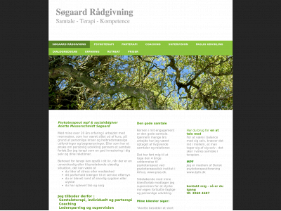 soegaardraadgivning.dk snapshot
