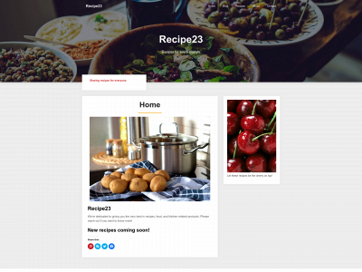 recipe23.com snapshot