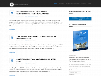valueinvestingjourney.com snapshot