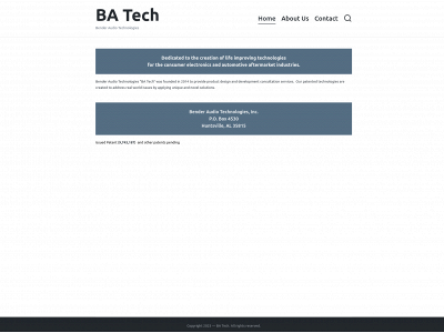 benderaudiotech.com snapshot