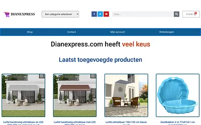 dianexpress.com snapshot