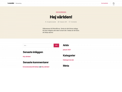loxanderbemanning.se snapshot