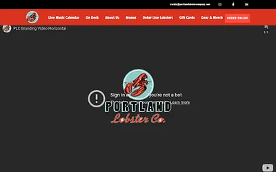 portlandlobstercompany.com snapshot