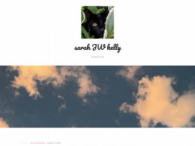 sarahjwkelly.com snapshot