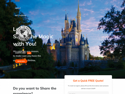 sharethemagictravel.com snapshot