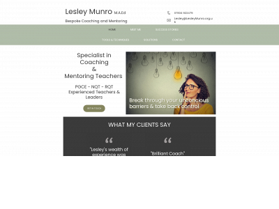 lesleymunro.org.uk snapshot