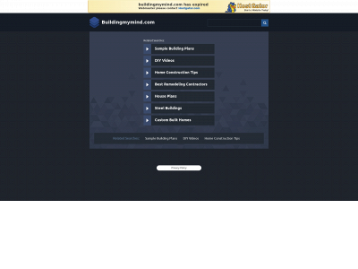 buildingmymind.com snapshot