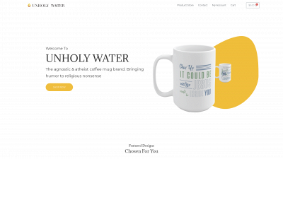 unholywaterco.com snapshot