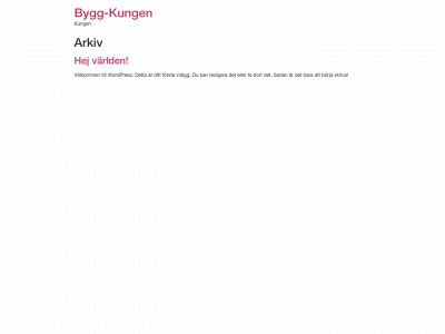 bygg-kungen.se snapshot