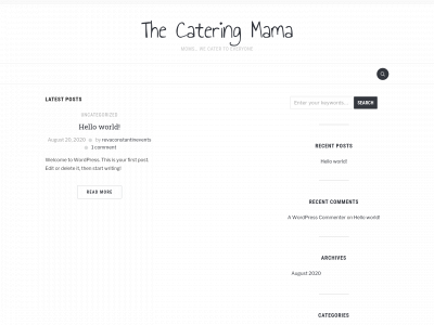 thecateringmama.com snapshot