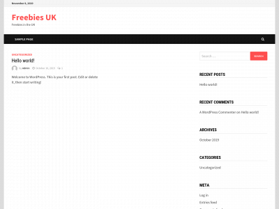 freebiesuk.co.uk snapshot