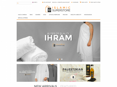 islamicsuperstore.co.uk snapshot