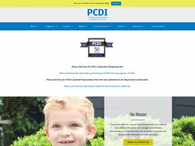 pcdi.org snapshot