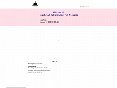skulpturparkvadstena.se snapshot