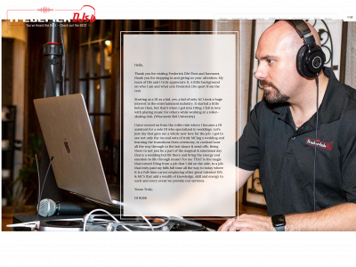 frederickdjs.com snapshot