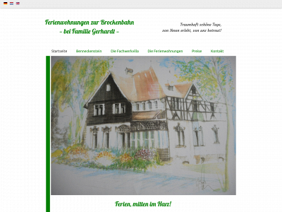 fewo-zur-brockenbahn.de snapshot