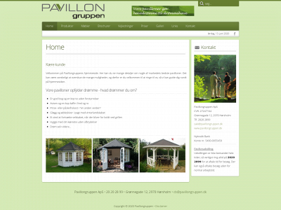 pavillongruppen.dk snapshot